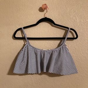 Xhilaration Swim - Navy & White Stripe swim top Xhilaration Swim - Navy & White Stripe swim top